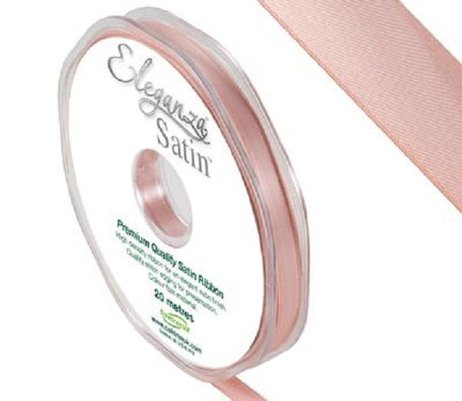 Double Faced Satin Ribbon - Rose Gold - 6mm x 20m