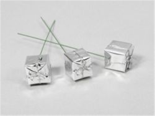 72 Gift Box Wire Picks - Silver