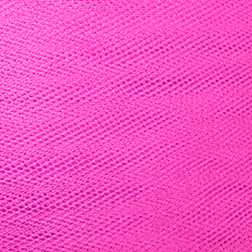 Flare Free Dress Net Fabric x 132cm - Fluorescent Pink