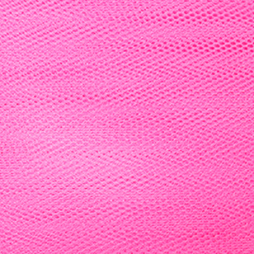 Flare Free Dress Net Fabric x 132cm - Fluorescent Rose