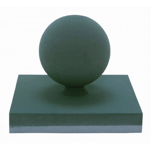 Football on Pitch Floral Foam Pre-Cut Shape for Fresh Flowers 28 x 28cm
