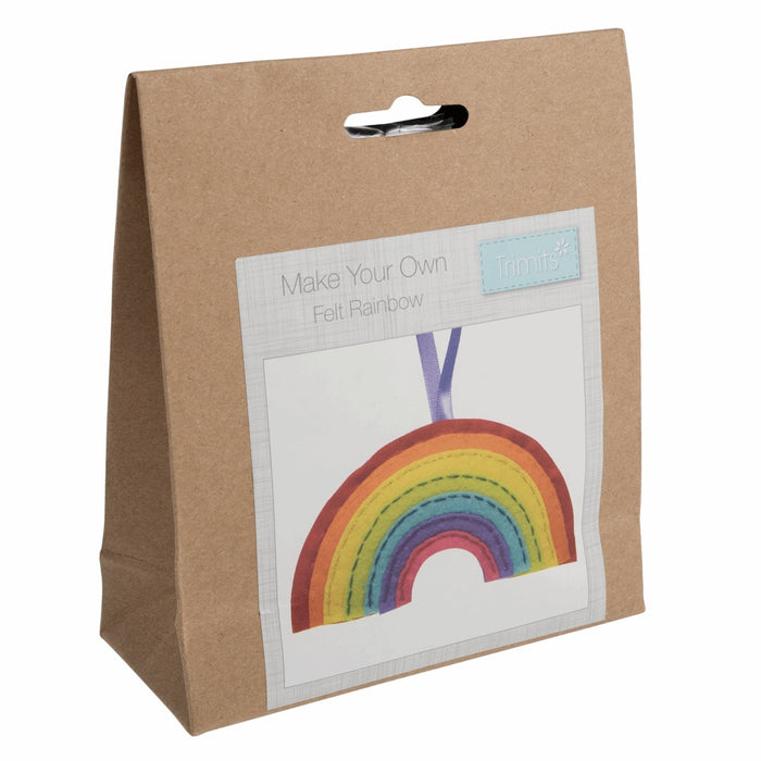 Make Your Own Hanging Felt Rainbow