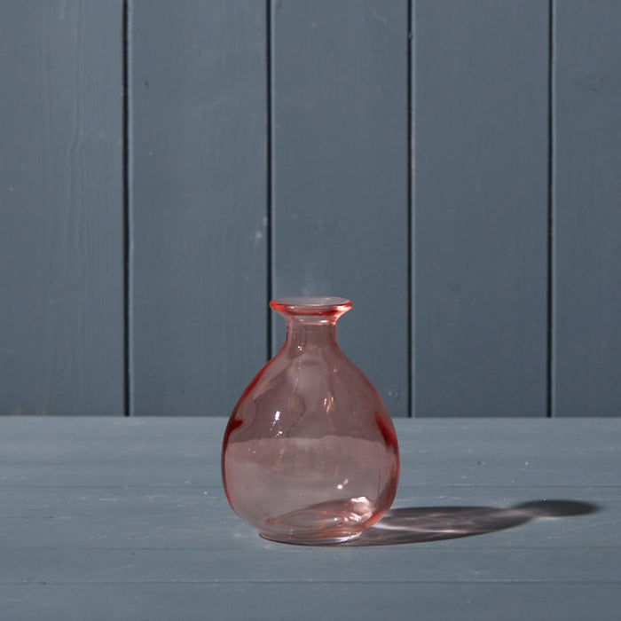 Rose Glass Bud Vase x 12cm