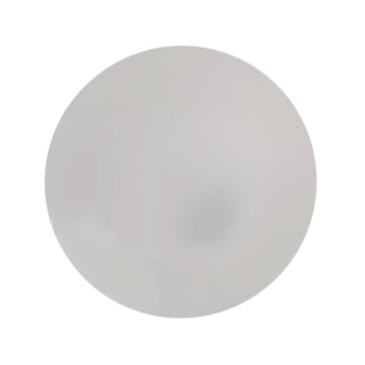 11mm-Pack of 8, Flat Shiny White Buttons