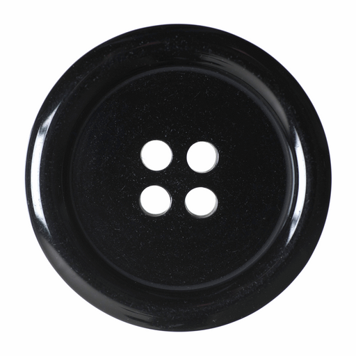20mm-Pack of 2, Black 2 Hole Buttons