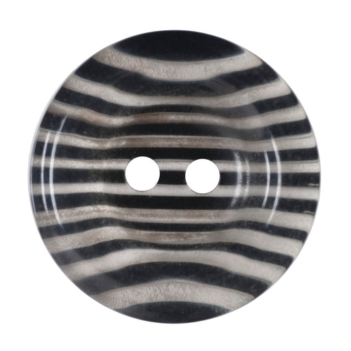 20mm-Pack of 3, Zebra Stripe Buttons