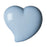 9mm-Pack of 6, Blue Heart Buttons