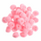 Pom Poms with Hole 12mm x  50 - Pink