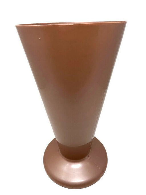 Rose Gold Plastic Flower Vase -Size 6 - 34cm