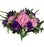Rose Chrysanthemum & Foliage  Bush - Pink & Purple