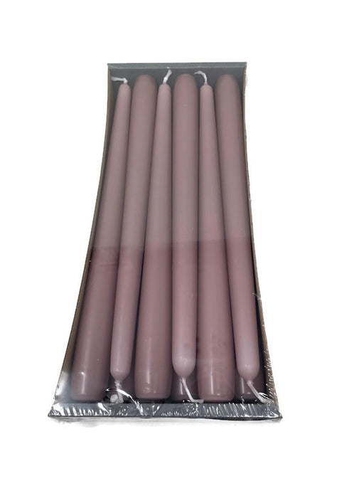 250mm x 23mm Tapered Candles x 12 - Woodrose