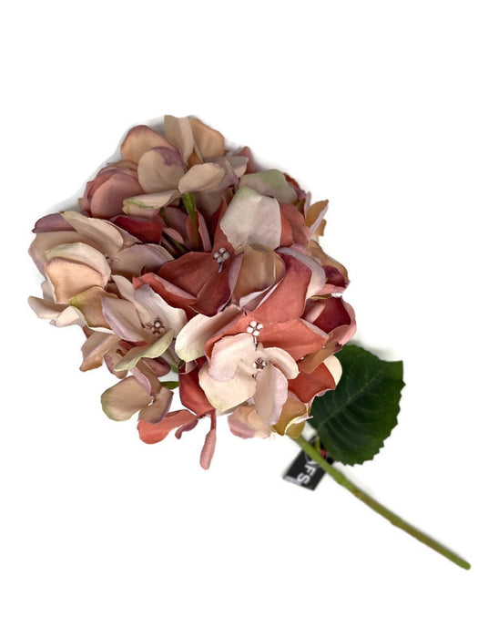 50cm Single Stem Hydrangea - Antique Pinks