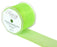 70mm x 20m Wired Chiffon Organza Ribbon - Lime Green