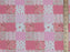 1 Metre Pink Patch Work Polycotton Fabric x 110cm / 43"