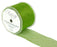 70mm x 20m Wired Chiffon Organza Ribbon - Pistachio