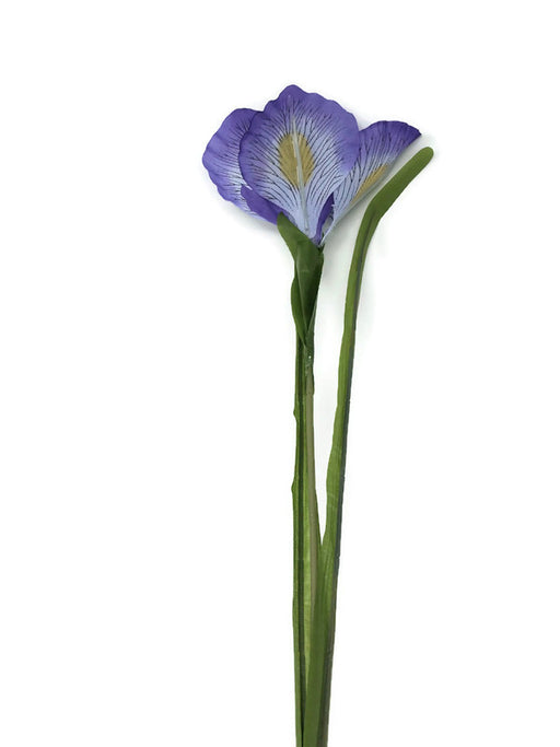Purple Iris Flower Spray x 63cm