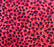 1 Metre 100 % Cotton Red leopard Fabric Width: 110cm (45 inches) stock location b1