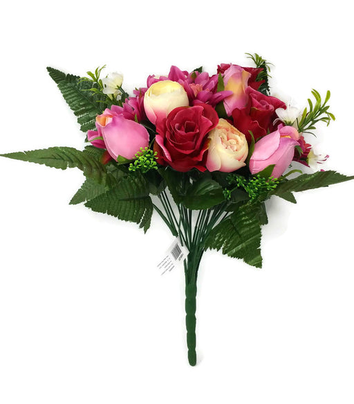 Rose Dahlia & Ranunculus Bush - Mixed Pinks
