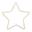 SINGLE Gold Metal Craft Wire Star - 16 INCH \40CM