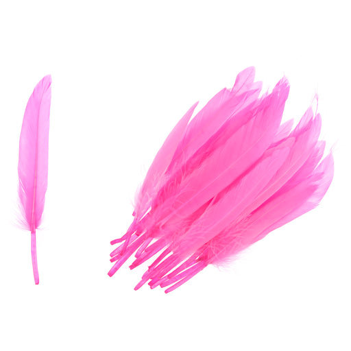 Pack of 24 Duck Feathers - Cerise