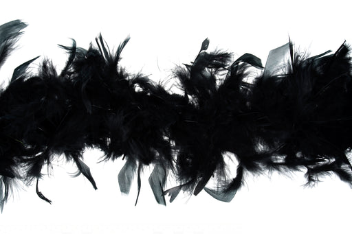 Marabou Feather Boa Trim x 1.8m - Black
