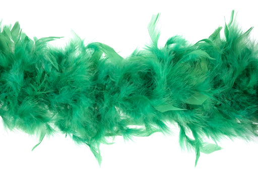 Marabou Feather Boa Trim x 1.8m - Emerald Green