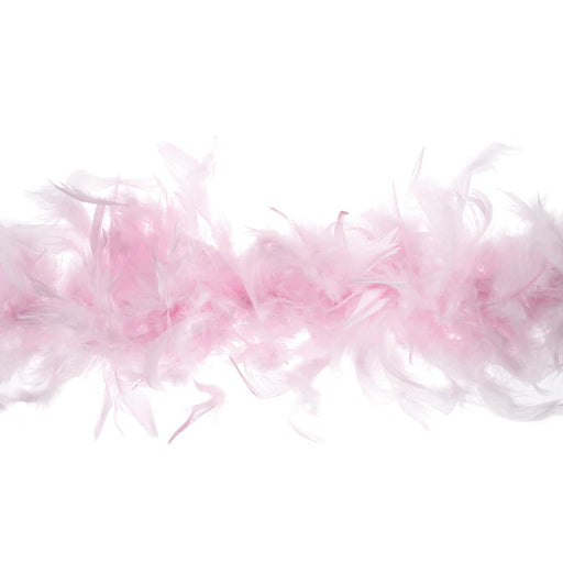 Marabou Feather Boa Trim x 1.8m - Baby Pink