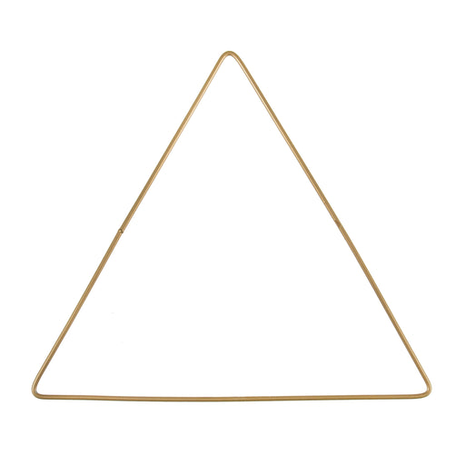 Gold Metal Craft Triangle 20cm