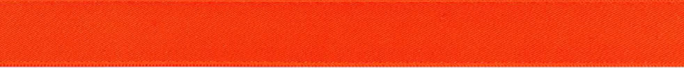 3mm x 50m Double Faced Satin Ribbon Roll - Torrid Orange
