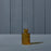 Yellow Geometric Glass Bottle x H9.2cm