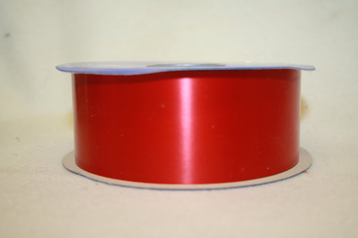 super red Florist Poly Ribbon - 100 yards - 2" Wide