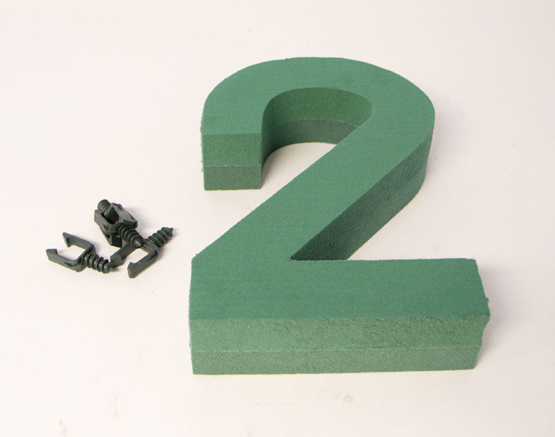 Oasis Floral Foam Number with Clips 