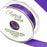 15mm x 20m Double Faced Satin Ribbon - Aubergine 