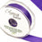 10mm x 20m Double Faced Aubergine Satin Ribbon