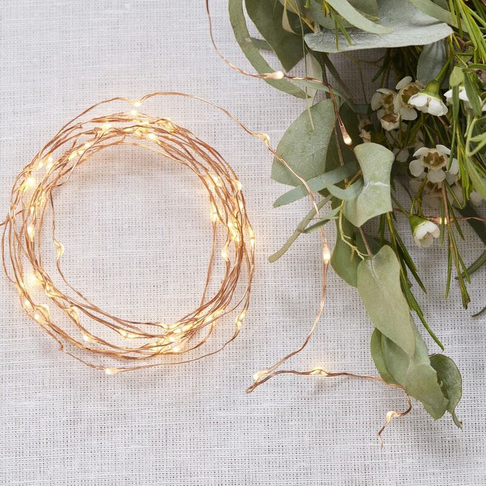 Rose Gold LED String Lights x 3 metres