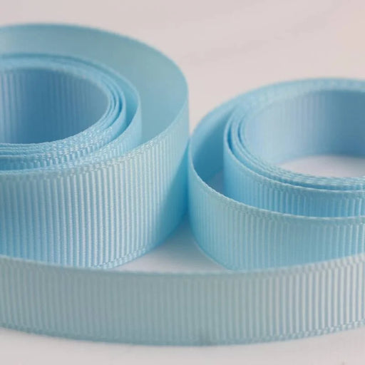 25mm x 20m Grosgrain Ribbon - Baby Blue