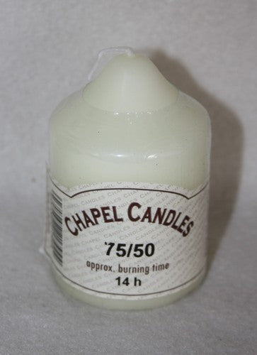 75mm x 50mm Chapel Candle