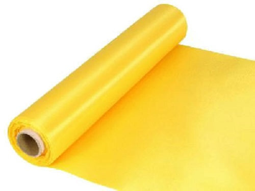 Yellow Satin Fabric Roll