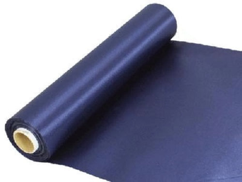 Navy Blue Satin Fabric Roll