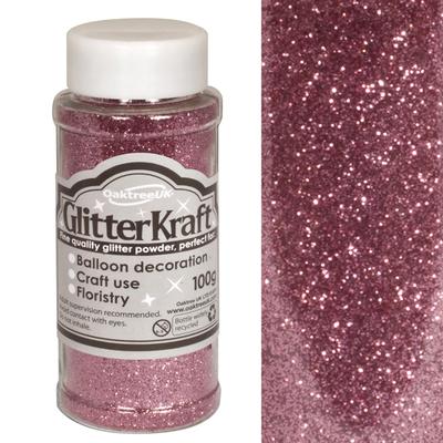 100g Glitter Pot - Light Pink