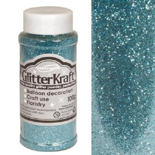100g Glitter Pot - Light Blue