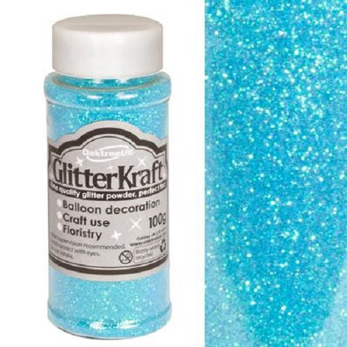 100g Glitter Pot - Topaz Blue