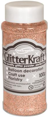 100g Glitter Pot - Rose Gold