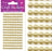 Self Adhesive Craft Stickers 4mm x 240 Pearls Gold
