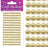 Self Adhesive Craft Stickers 4mm x 240 Pearls Gold
