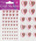 Mixed Size Diamante Pearl Pink Heart Craft Stickers