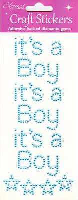 Craft Stickers - Its a Boy