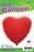 18" Red heart Foil Helium Balloon