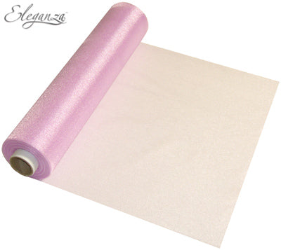 29cmx25m Organza Fabric Sheer Roll Lavender