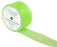 Sheer Organza Wired Edge Ribbon- 50mm x 20m- Lime